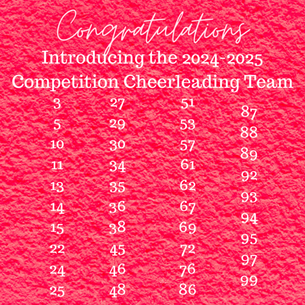 Congratulations to all of our new 20242025 Cheerleading Teams Hillgrove High School Cheerleading